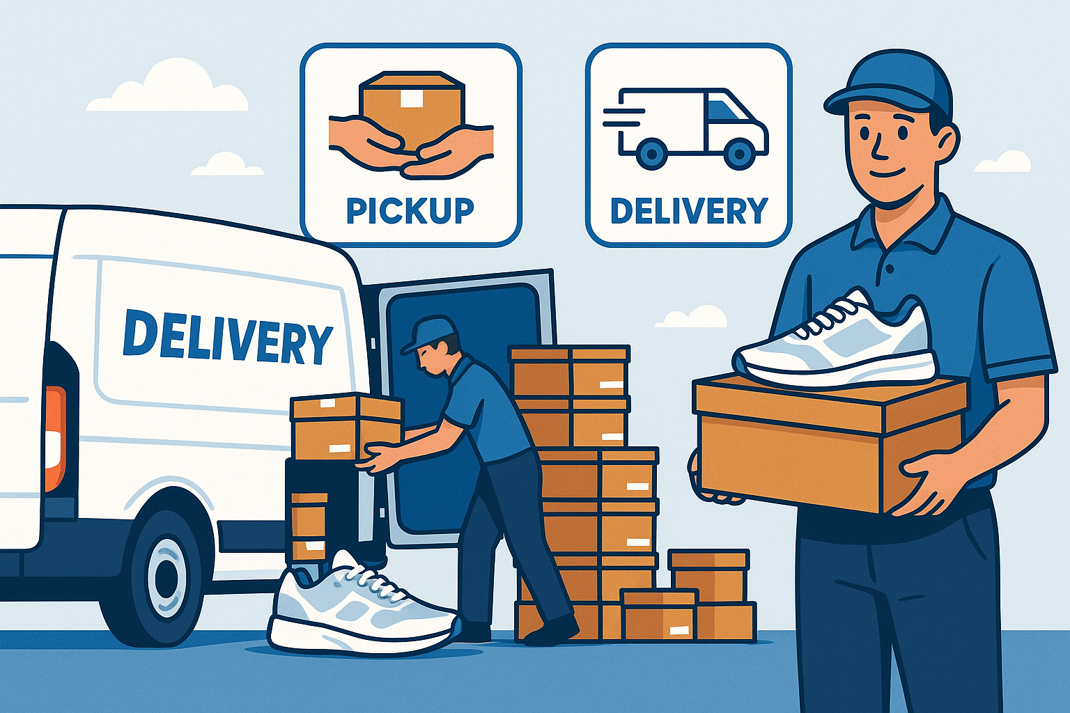 Pick up and delivery 